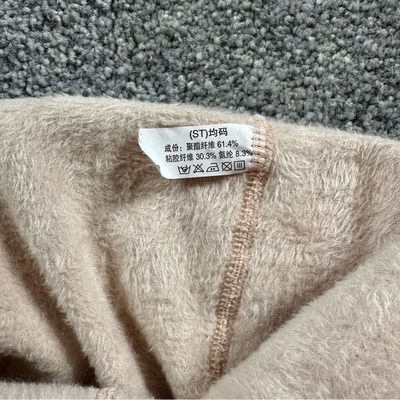 Romastory Women's light pink winter warm fleece lined tights leggings, Size S-M - Picture 12 of 12